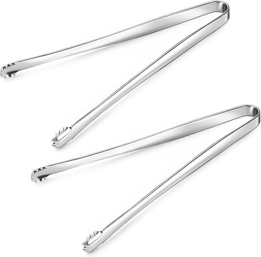 2 PCS Egg Chalaza Removal Tool, 6 Inch Chalaza Remover for Eggs, Toothed Design Egg Membrane Eggshell Fragment Remover Tong for Cooking Food Cake Bakers Pastry Chefs
