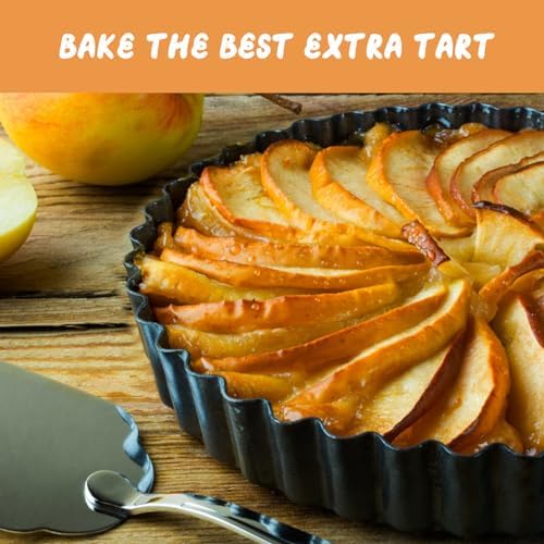 RICHSC-PAN Deep Tart Pan, 9.5 x 2.2 Inches Non-Stick Tall Tart Pan.