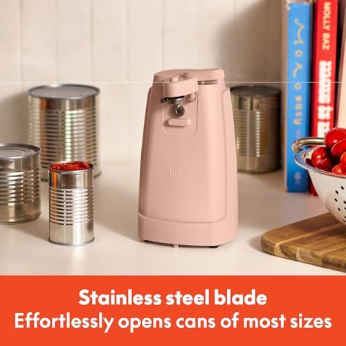 bella Electric Can Opener, Automatic One-Touch, Blossom