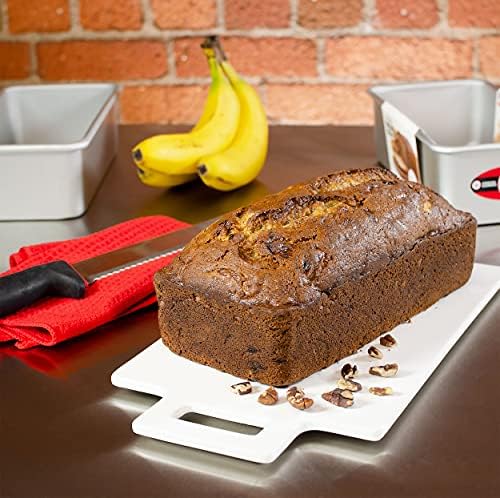 Fat Daddio's BP-5640 Anodized Aluminum Bread Loaf Pan, 5.5 x 3.125 x 2.375 Inch