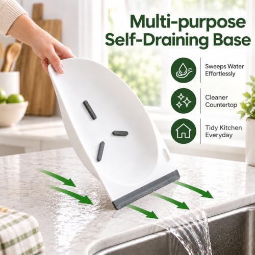 Stainless Steel Colander Set with Self-Draining Silicone Base, 4 Sizes Metal Strainers for Kitchen, Colanders & Food Strainer for Pasta, Fruit, Vegetables & Noodles - 2.2 Qt/ 3.3 Qt/ 4.0 Qt & 5.3 Qt