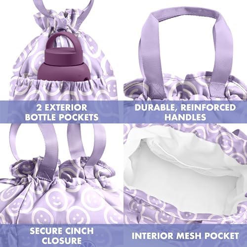 Fit & Fresh Cromwell Cinch Insulated Lunch Bag for Women w/Containers