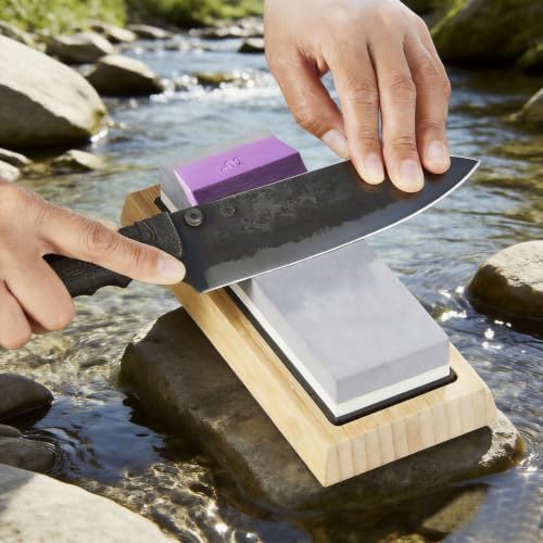 knife sharpening angle guide Whetstone Knife Blade Sharpener Sharpening Stone Angle Guide, 4 Universal Angles-15°, 20°, 25°, 30°Essential for knife sharpening beginners