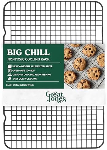 Great Jones Non Stick Wire Cooling Rack (Pepper) – Fits Half Sheet