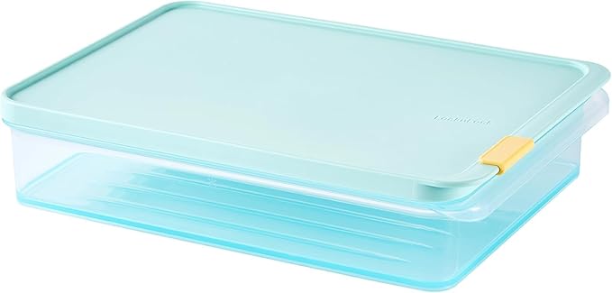 LocknLock HFL105 Freezer Fit Plastic Food Storage Container with Lid for Kitchen, Lunch, Meal Prep, and Leftovers, BPA-Free, Airtight, Leakproof, Microwave, Dishwasher-Safe, 2.2L