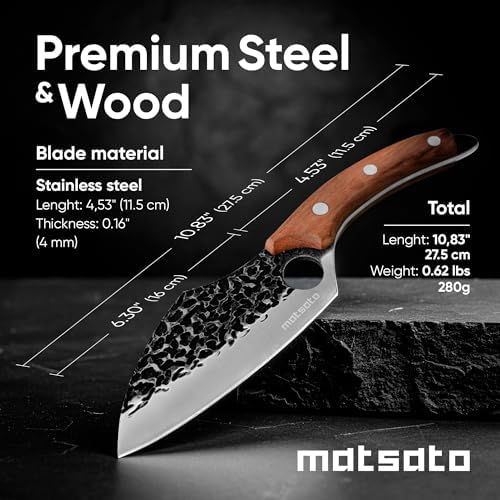 Matsato Knife Set 3-Piece Kitchen Knives, Cooking Chef Knife Set