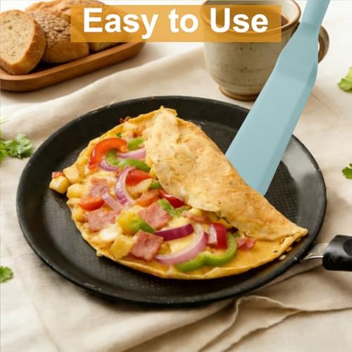 Thin Omelet Turner, 2 Pack, Blue
