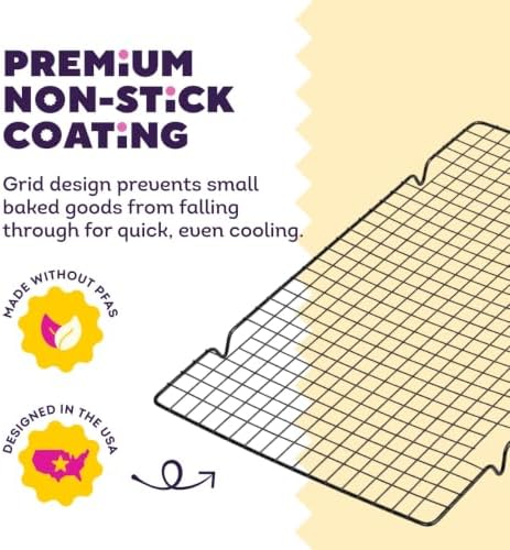 Wilton Gold Non-Stick Cooling Grid, Made Without PFAS, 16 x 10 in.