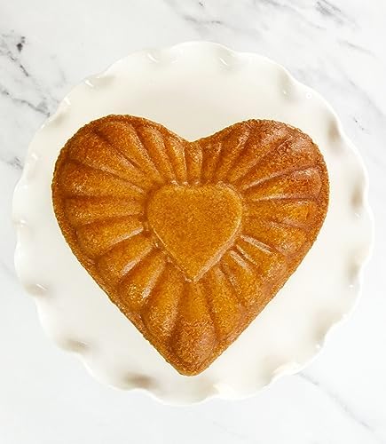 USA Pan Global Bakeware Fancy Heart Cake Pan