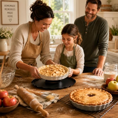 Mrs. Anderson’s Baking Non-Stick Pie Drip Catcher Pan, Carbon Steel with Premium Non-Stick Coating, PFOA and BPA Free