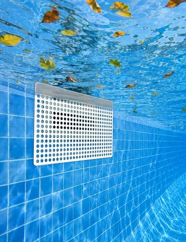 Magnetic Pool Skimmer Guard 15.7"×9.8", Pool Skimmer Screen Saver, Leaf & Debris Catcher, Protects Pool Pump Filter for Inground and Above Ground Pools