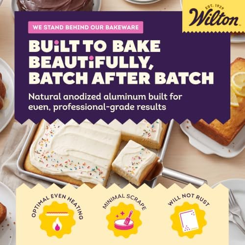 Wilton Aluminum Rectangular Sheet Pan, Made Without PFAS, 9 x 13 in.