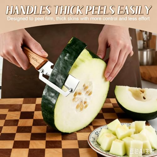 2Pcs multifunctional vegetable peeler, 2026 Upgrade peeler shredder,2.5mm stainless steel peeler With Scallion Shredder and Bottle Opener for Kitchen, Camping and Travel