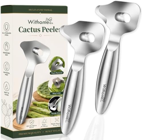 2 Pack Cactus Peeler, Nopales Prep Tool & Noodle Shaver