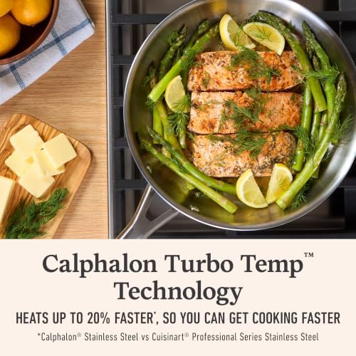 Calphalon Stainless Steel 8-Inch and 10-Inch Fry Pan Set