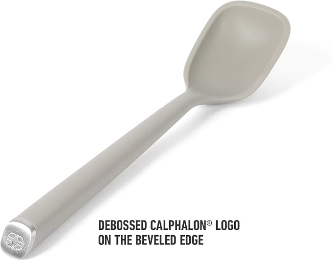 Calphalon Edge Silicone Flexible Kitchen Spoon- Taupe