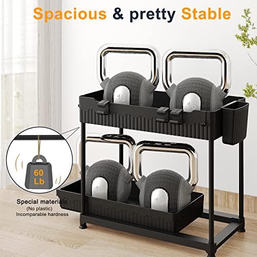 Sevenblue 2-Pack 2-Tier Under Sink Organizers with Sliding Drawers