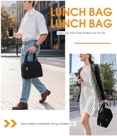 Lunch Bag, Small Insulated Lunch Box for Women Men