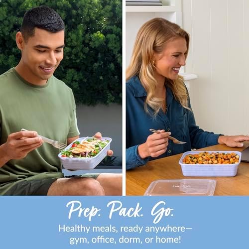 Bentgo Prep Meal Prep Containers with Lids, 20 Piece, PFAS & BPA-Free