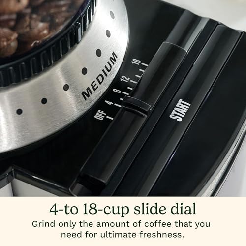Cuisinart Electric Burr Coffee Grinder, 18-Position Selector, 4-18 Cups