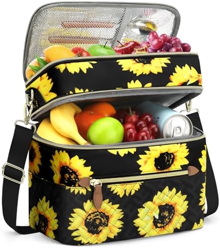 Capolo Lunch Bag for Women Men Insulated Lunch Tote Leakproof Lunchbox Bags
