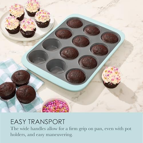 Chicago Metallic 12-Cup Silicone Muffin Pan - 10.43 Inch