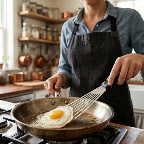 Fish Spatulas Set, 12.5-in & 10.6-in 18/8 Stainless Steel