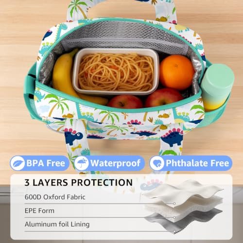 Lunch Bag for Kids 01 (dinosaur-001)