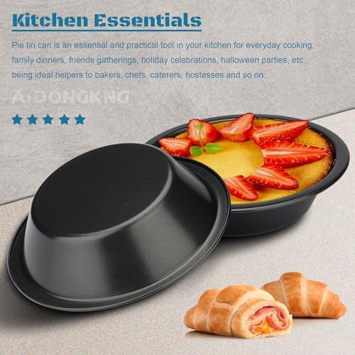 5 Inch Mini Pie Pan, 4-Pack Small Pie Tin