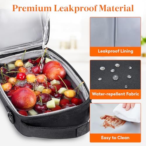 Lifewit Expandable Lunch Box for Men, Insulated Lunch Bag