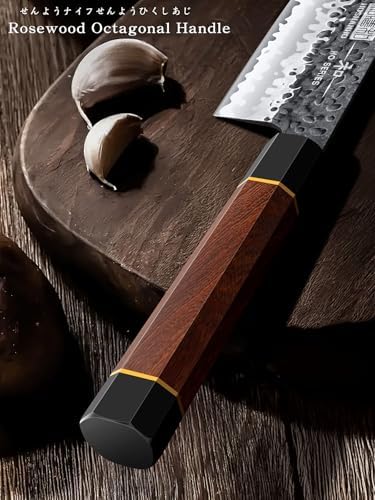 HOSHANHO 5 Pieces Knife Set, Japanese High Carbon Steel Kitchen Knife Sets