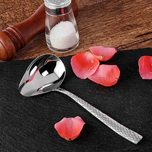 KEAWELL Louis Hammered 2-Piece 7.4-Inch 18/10 Sauce Ladle Set (2)