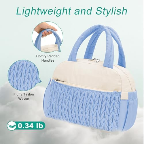 Coobiiya Lunch Box Lunch Bag for Women Men,Reusable Cute Lunch Pail bag,Leakproof,Insulated LunchBox Tote Compact 10L, Cooler Lunch Container for Work Travel Office