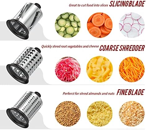 GVODE Slicer Shredder Attachment for KitchenAid Stand Mixers,Food Processor