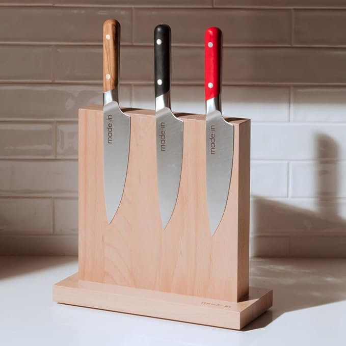 Made In Cookware | Knife Block | Italian Beechwood | Crafted in Italy