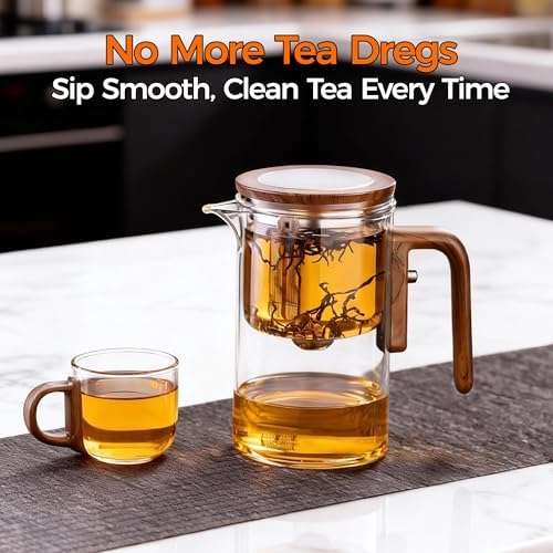 Enchanted Tea Pot with Tea Infuser, Loose Leaf Tea Steeper, 20 oz