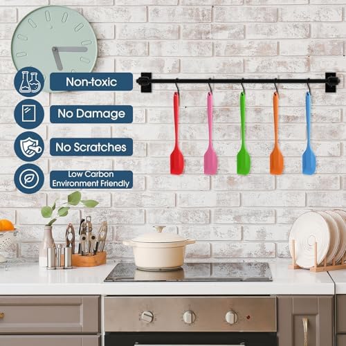 Irenare 65 Pcs Mini Silicone Spatulas Bulk, 8.3 Inch, Lovely