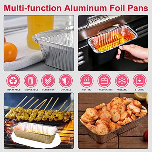 Uniflasy 60 Pack Drip Pan Accessories for Weber SmokeFire EX4 / EX6 / EPX6