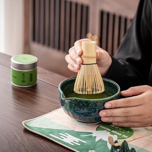 Matcha Whisk Set, 9 Pcs Ceramic Starry Matcha Set for Beginner