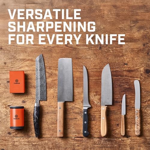 TUMBLER Pro Rolling Knife Sharpener™ (Orange)