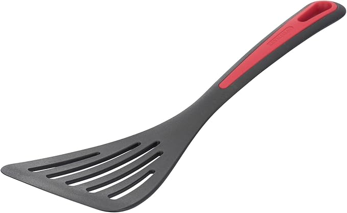 Westmark Thermoplastic Spatula – Heat Resistant Silicone 11.8-inch Spatula for Nonstick Cookware, German Food-Grade Silicone Utensil for Kitchen Use, BPA Free, 30 cm, Red/Black