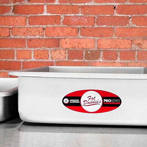 Fat Daddio's POB-12162 Anodized Aluminum Sheet Cake Pan, 12 x 16 x 2 Inch