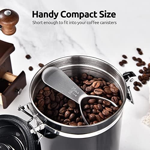 U-Taste 18/8 Stainless Steel Coffee Scoop: 2 Tbsp Scoop Measure Spoon, 2Pcs