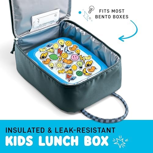 Fit & Fresh Connor Insulated Kids Lunch Box for School & Daycare