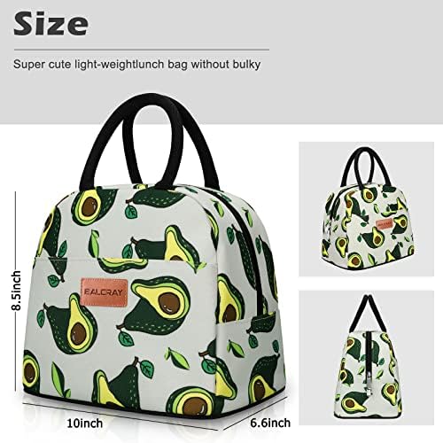 BALORAY Lunch Bag for Women Men Adult Lunch Box (Avocado), M