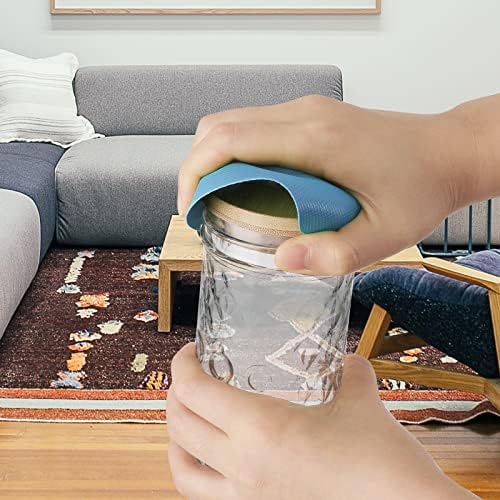 LUTER 4pcs Jar Opener Gripper Pad for Seniors with Weak Hands, Rubber