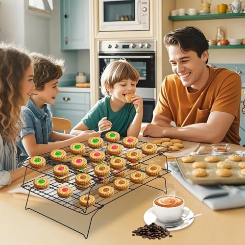 ShellKingdom Cooling Racks, 2 Tier Stainless Steel Non-Stick Baking Racks