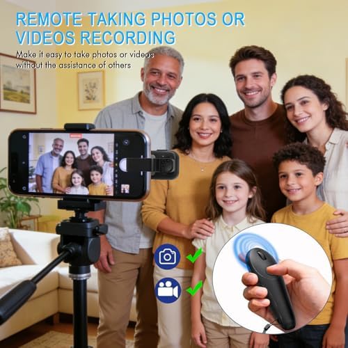 Kindle Page Turner Remote Control, Anti-Slip Finger Clicker for Reading in Bed, Case-Friendly 0.45inch Clip for Paperwhite Oasis Scribe iPad Kobo eReaders, 2-in-1 Camera Shutter Selfie Remote