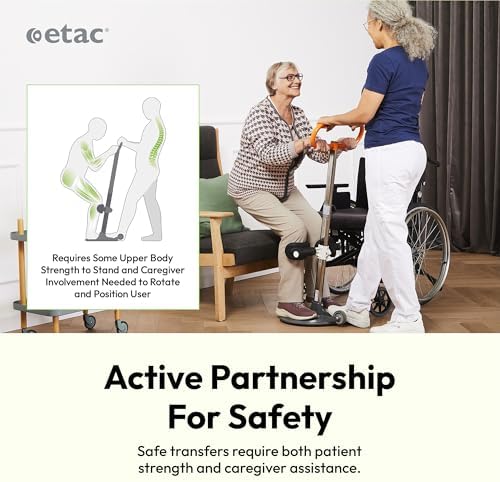 Etac Turner PRO Patient Transfer Aid, Standing Pivot Sit to Stand