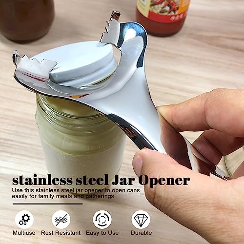 Mason Jar Opener No Lid Dents or Damage Multifunctional Tool